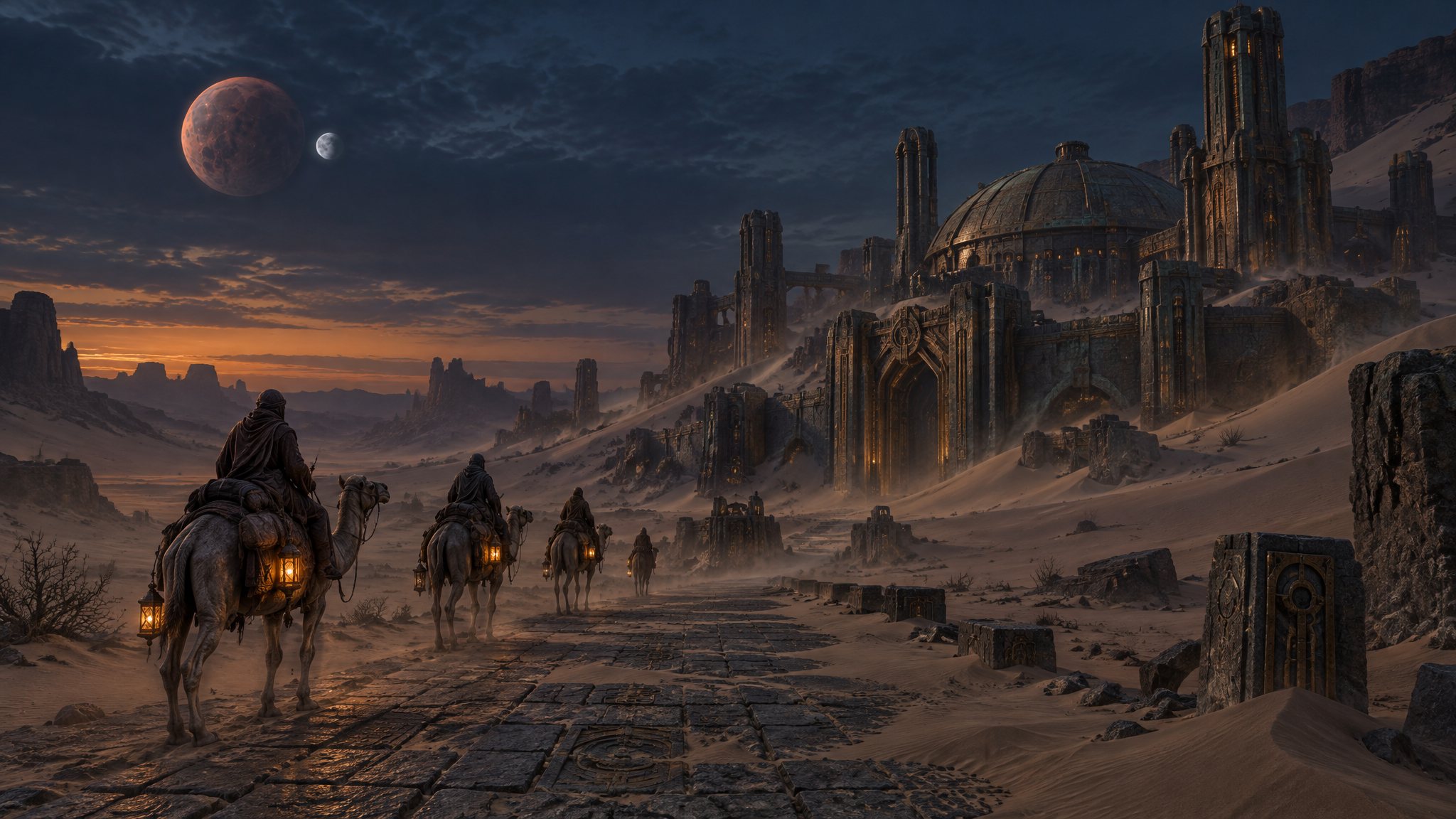 Chapter II concept art: the deserts of Hammerfell