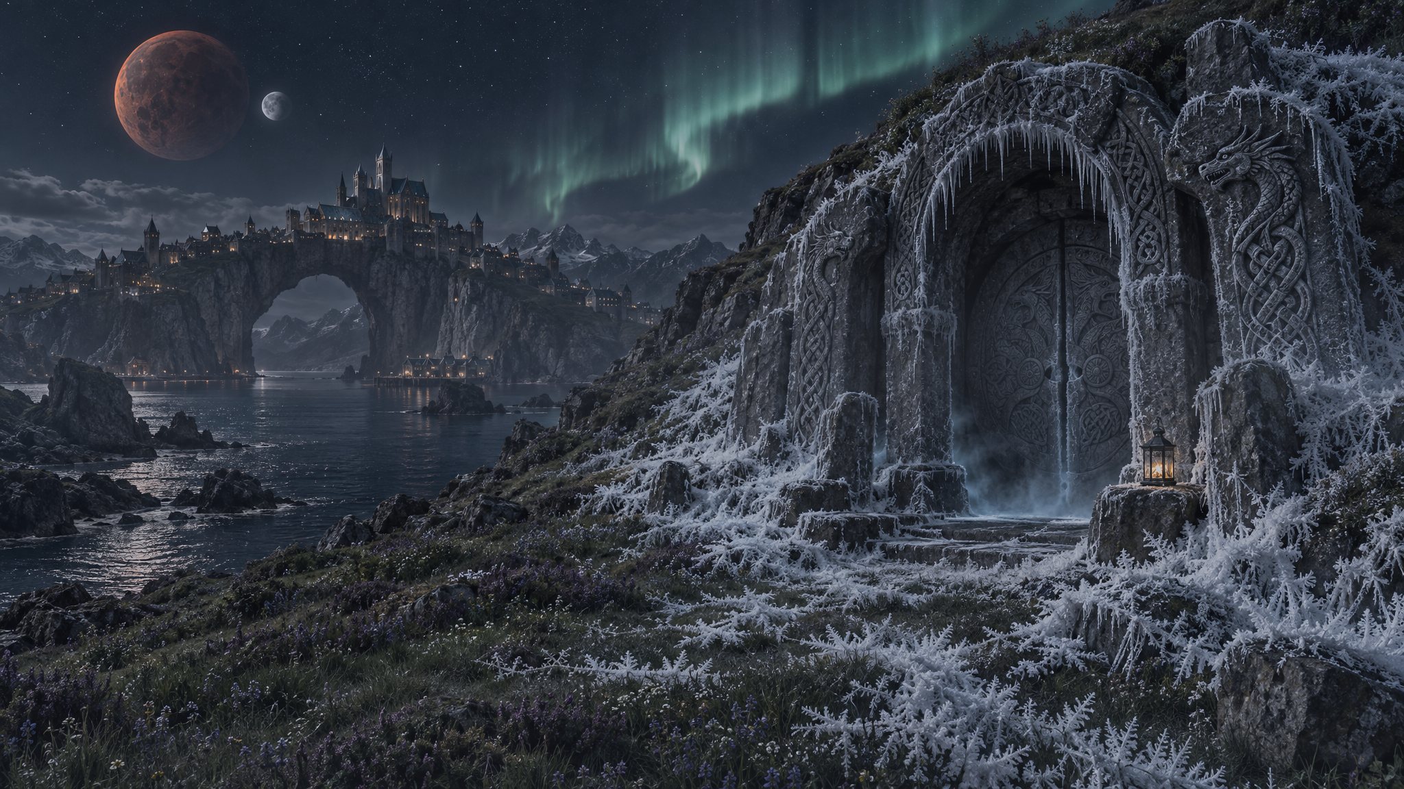 Chapter III concept art: the northern province of Skyrim
